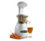 Omega VRT330 - Low Speed Vertical Masticating Juicer w/ Auto Clean, Pearl White