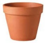 Deroma 2.8' Tc Std Clay Pot (Pack Of 48) 01070Fz Clay Pot & Saucer