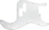 GUITAR TECH P Bass Scratchplate. White.