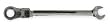 Westward 1LCP4 Ratcheting Combination Wrench, 12 Pt, 25mm