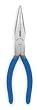 Westward 1UKK2 Long Nose Plier, 8 1/5 In L, Dipped Grip