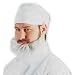 San Jamar BC1000 White Soft Polypropylene Beard Cover (10 Bags of 100)