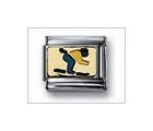 Skier Mix Classic Enamel, Italian Charm by Nomination Charms