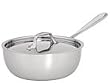 All-Clad Stainless Steel 2 Qt. Saucier With Lid - Gray