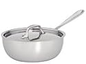 All-Clad Stainless Steel 2 Qt. Saucier With Lid - Gray