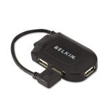 USB 1.1 4-PORT Pocket Hub  Black
