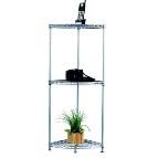 Click here to buy 3 Tier Corner Shelf Unit by MAXTREND USA.