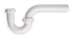 Industrial Grade 1PNX5 Sink Trap, Plastic, Pipe Dia 1 1/4 In