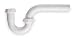 Industrial Grade 1PNX5 Sink Trap, Plastic, Pipe Dia 1 1/4 In