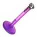 Stainless Steel 16g 5/16 Monroe PTFE w/Clear Push - Purple Sold as a Pair