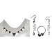 ShalinCraft Earring and Necklace Sets Sterling Silver and Amethyst Gemstones Handmade Indian Jewelry (gnklcs115)