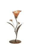 10-1/2 Copper Lily T-lite Centerpiece