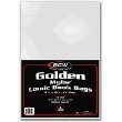 BCW Golden Comic Mylar Bags 4 Mil - Archival Comics Collecting Supplies