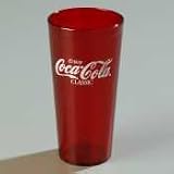 Coca-Cola Stackable Carlisle 5232-63550I Coca-Cola Stackable Tumbler Ruby 32oz 6 DZ