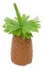Luau Pineapple Sipper Bottles / Cups with Straws, 20 Oz. by Greenbier International