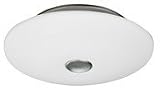 American Fluorescent MMC155SNE6T Momentum Large Flush Mount, Satin Nickel