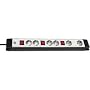 Brennenstuhl Premium-Line 6-fach Steckdosenleiste, 2-fach schaltbar
