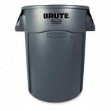 Rubbermaid #2643-60-GRAY 44 Gallon Vent Trash Can