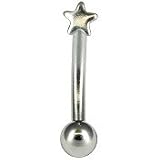 Eyebrow Barbells Star Eyebrow Curved Barbell