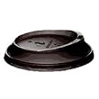 Dixie Disposable Cup Lids for 8-oz. Insulair Cups, Black