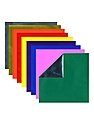Yasutomo Fold'ems Origami Paper two-sided, foil/solid 5 7/8 in. pack of 18