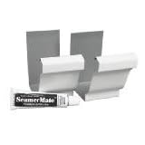 Buy Amerimax Home Products 2Pk Wht Aluseamer 27008 5 K-Style Aluminum Gutter Systems