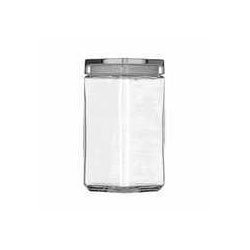 Glass Stacking Jar with Cove, 1.5 Quart (85754AH) Category: Storage Glassware by Anchor Hocking