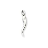 Sterling Silver Italian Horn Charm