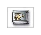 Helicopter No Color Classic Gold, Italian Charm by Nomination Charms