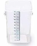 Square Storage Container Clear 22 Qt.