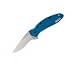 Kershaw Ken Onion Blue Scallion Serrated Folding Pocket Knife with Speed Safe