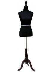 Women's Jersey Dressmaker Mannequin Form Black Form on Black base by MANNEQUINHUB