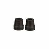 Drive Medical 5/8 Inches Replacement Cane Tips, Black - 1 Pair / Case
