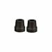 Drive Medical 5/8 Inches Replacement Cane Tips, Black - 1 Pair / Case