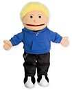 The Puppet Company Puppet Buddies Small Boy Hand Puppet with Light Skin Tone