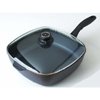 Swiss Diamond 66283 Nonstick Covered 11 inch Square Saute Pan