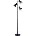 Three Light Tree Lamp, Black
