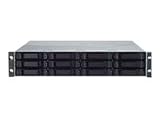 PROMISE VessRAID 1830i 12 hot-swappable SAS/SATA drive bays 2U chassis 3Gb/s Serial Attached SCSI und Serial ATA drives dual PSU