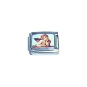 Buy Clearly Charming Cherub Leaning Italian Charm Bracelet Link by Clearly Charming