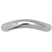 Contours Band Ring In 9 Carat White Gold