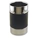 Kitchen & Housewares : Black Leather Band Chrome Wine Cooler