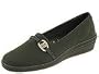 Grasshoppers Jenna | Women's Slip on Shoes Olive Stretch Microfiber