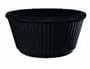 GET Enterprises Inc GET 4oz Black Fluted Cone-Shape Ramekin - 4 DZ
