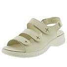 ECCO Primo 3 Strap | Women's Hook and Loop Shoes Ice White Leather