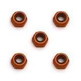 Team Associated 4-40 Alum. Locknuts Small Pattern, Gold by Team Associated