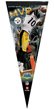 Pittsburgh Steelers Super Bowl XLIII MVP Santonio Holmes Game Winning Touchdown Catch Premium Felt Pennant