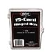 BCW Hinged Box 15 Count - (Hold Thick Memorabilia Cards) Baseball, Football, Basketball, Hockey, Golf, Single Sports Cards Top Load - Sportcards Card Collecting Supplies