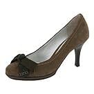 Buy daniblack Newz | Ladies Slip-on Dress Shoes Iron Taupe Suede by daniblack