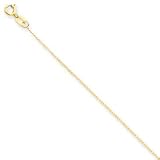 14K Carded Curb Chain Necklace - 24 Inch
