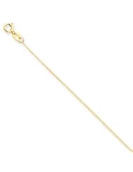 14k Gold Carded Curb Chain 24 Inches